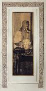 Fernand Khnopff White Black and Gold china oil painting reproduction